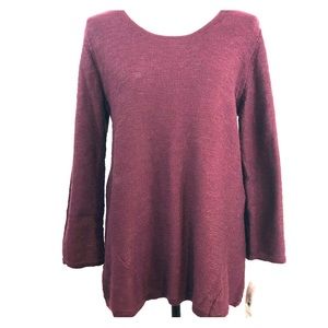 Style & Co Burgundy Sweater NWT